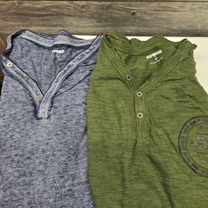 Express T Shirt Men's Large Stretch  Everyday Basic Casual Tee BUNDLE LOT 2